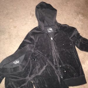 Justice matching jacket an sweatpants